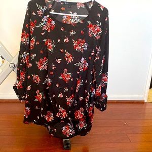 Gibson high/low flower top